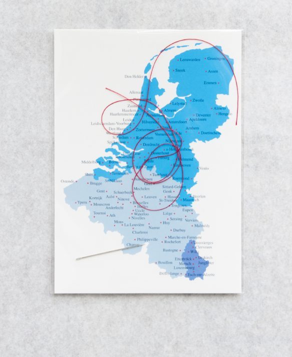 Leihener Seng Valder, stitching postcard / + options