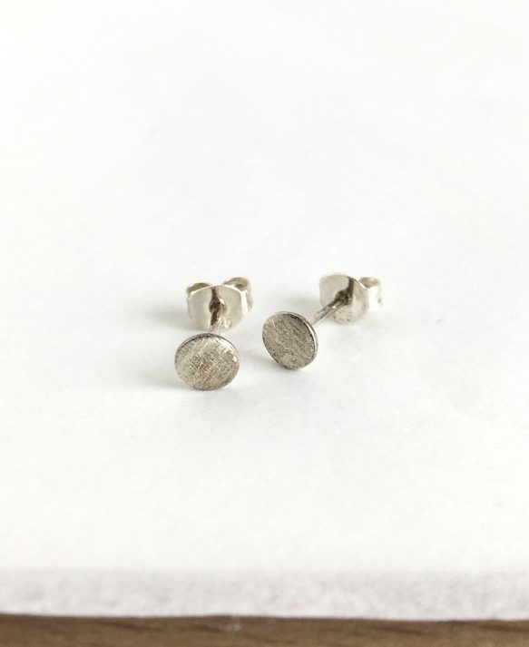 Atelier Vague, earrings confetti - silver