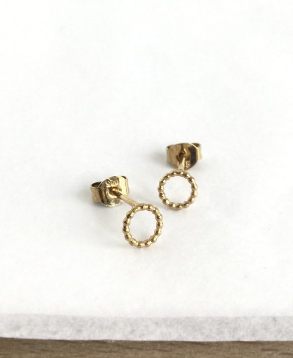 Atelier Vague, earrings pearl - gold