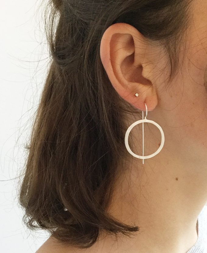 SusiCala, earrings aretes big - silver - Image 2