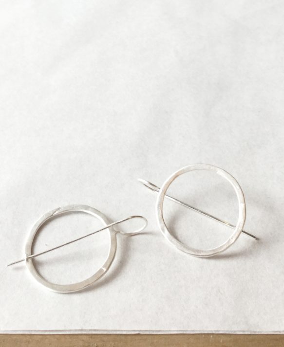 SusiCala, earrings aretes big - silver