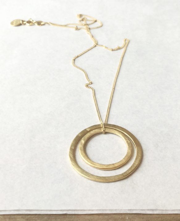 SusiCala, necklace double hoop / + colors