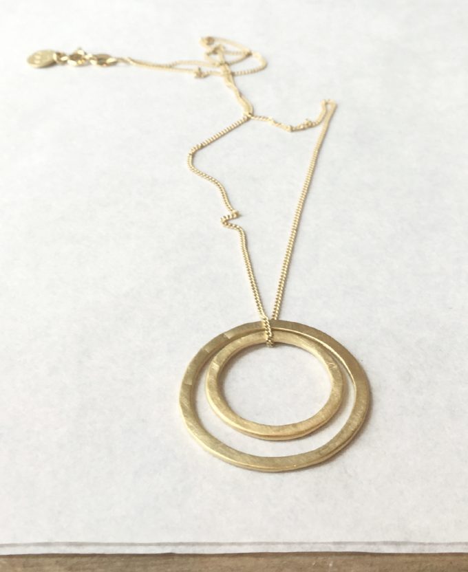 SusiCala, necklace double hoop / + colors