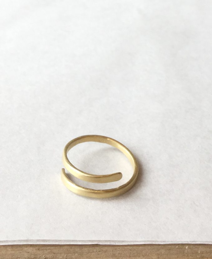 SusiCala, ring kam - goldplated