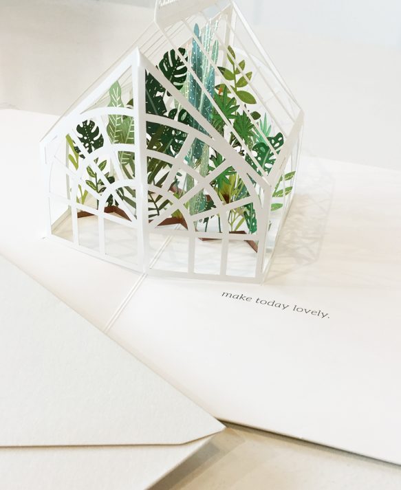 Pure alchemy, card - greenhouse