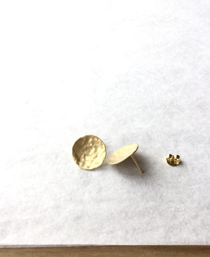SusiCala, moon earrings - goldplated