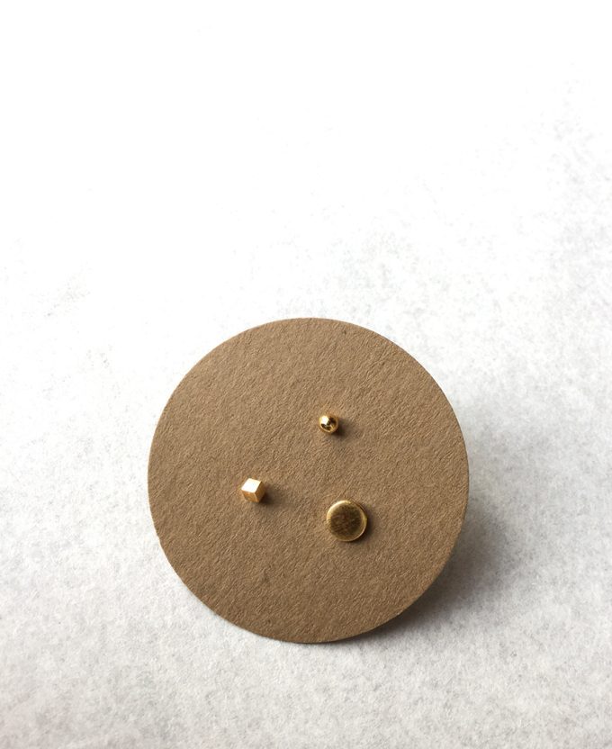 Atelier Vague, earrings mix - goldplated