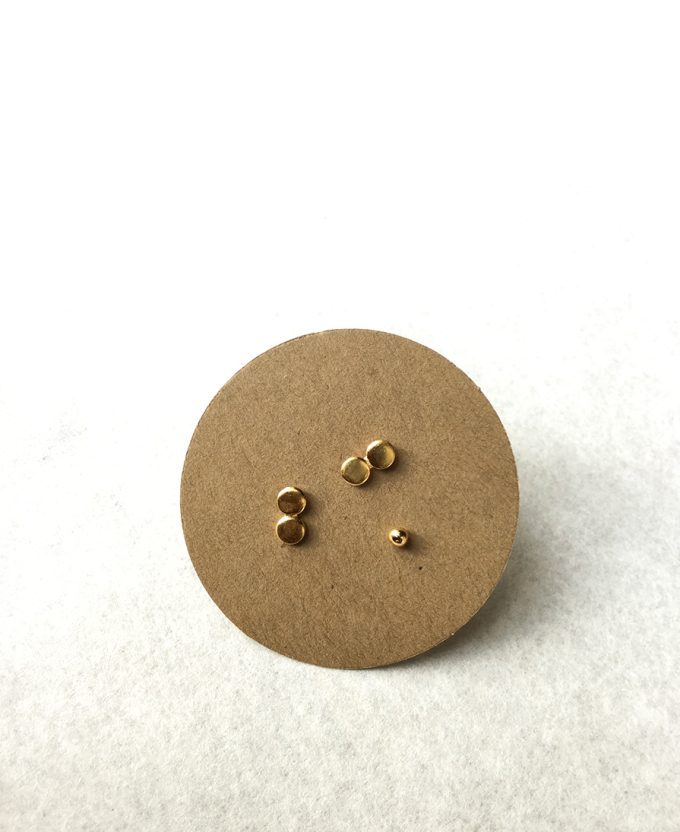 Atelier Vague, earrings mix - goldplated - Image 2
