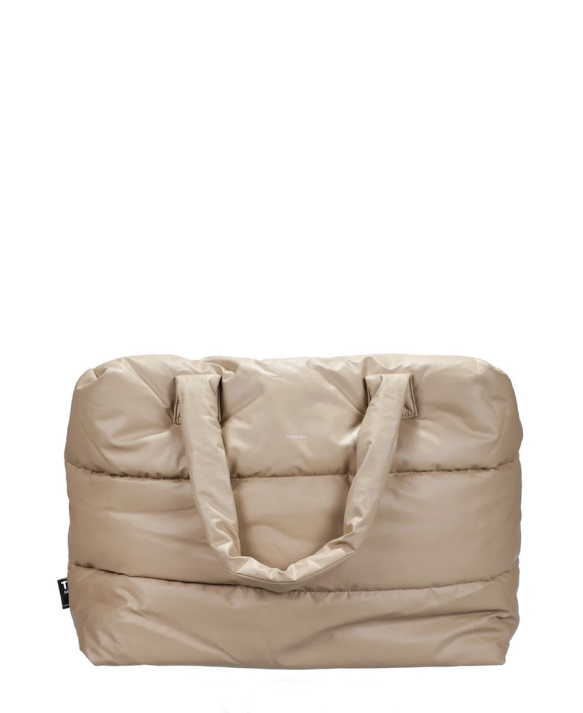 Tinne+Mia, Camill big puffy weekender - porcini