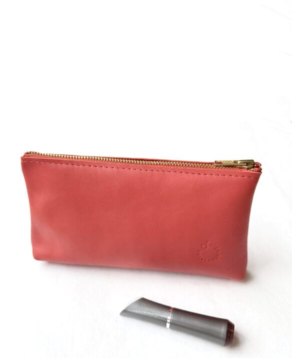 O*,  leather pouch m / + colors