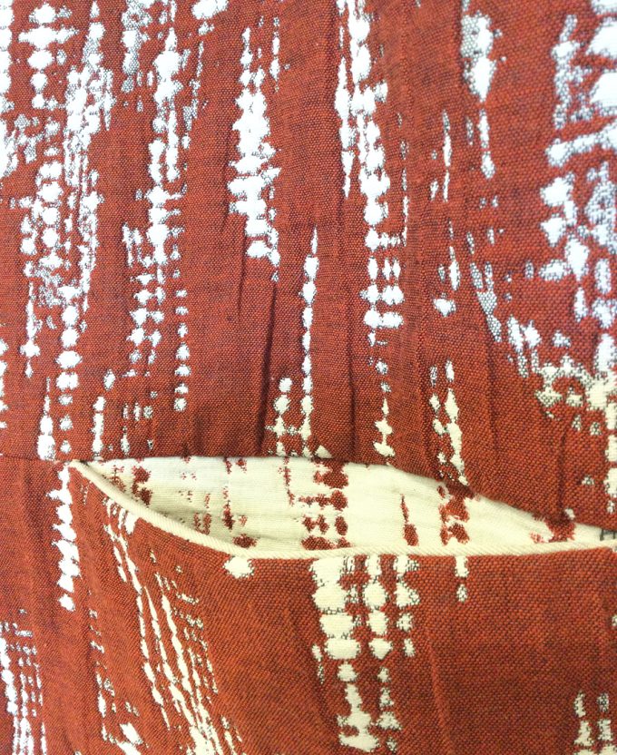 O*, gilet #001 - jaquard red - Image 4