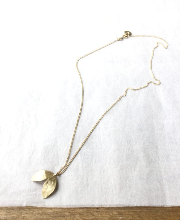 SusiCala, necklace petals, goldplated