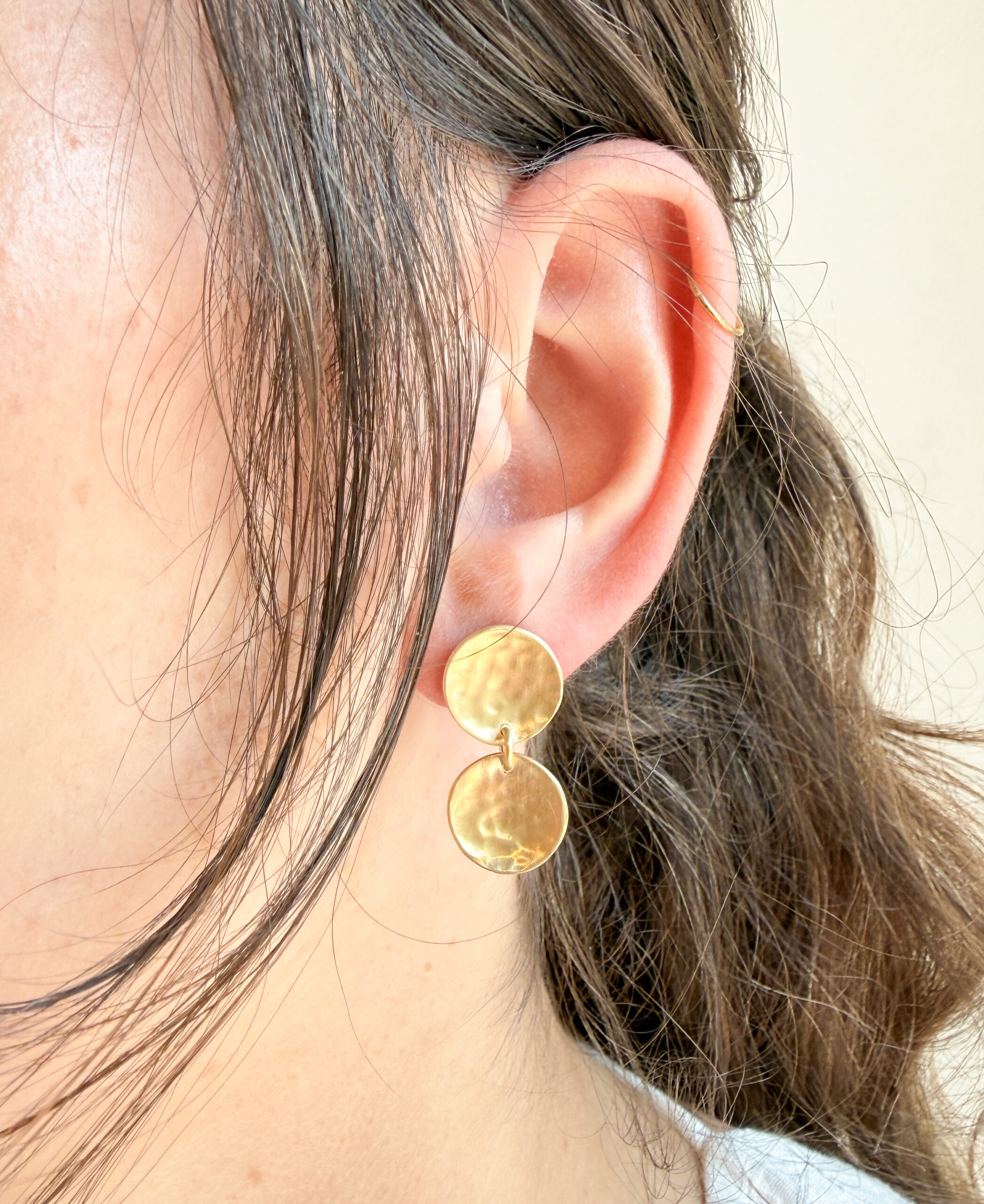 susicala, double moon earrings / + colors - Image 2