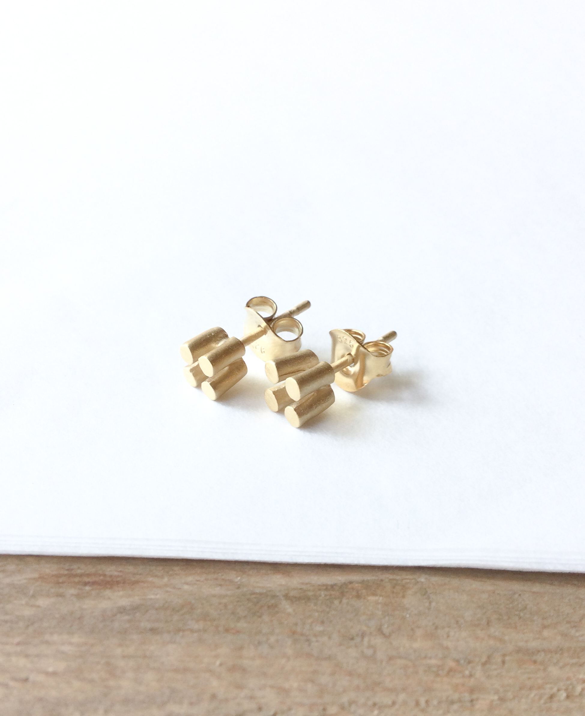 susicala, solitaire earrings / + colors - Image 2