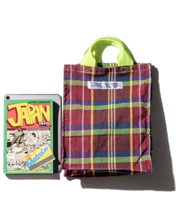 puebco, checkered document bag