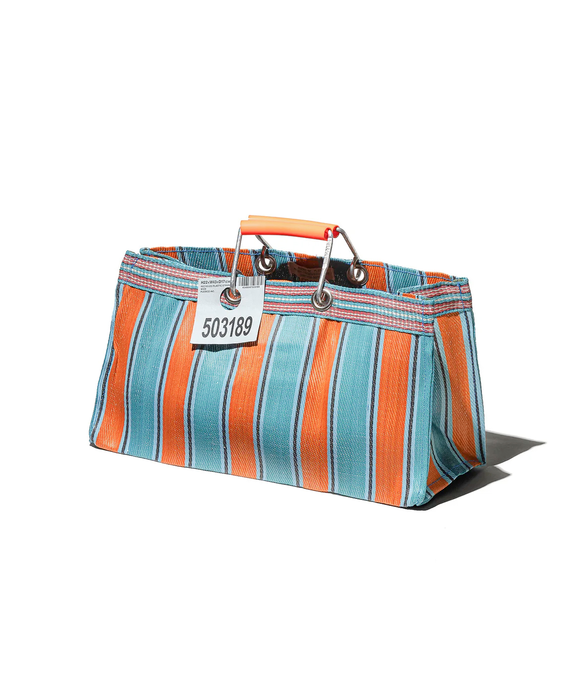 puebco, recycled plastic stripe bag wide / + colors - Image 3
